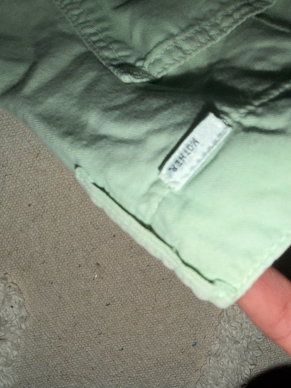 NWT Mother The Shaker
Chop Crop Pants mint green
$218 casual summer revolve - Picture 10 of 10